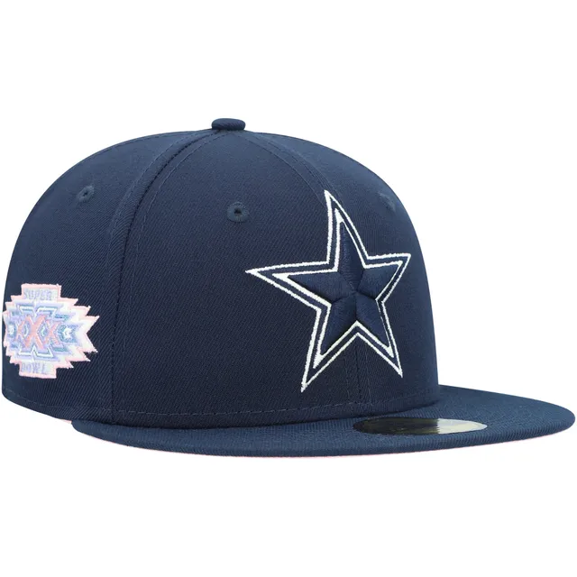 Dallas Cowboys New Era NFL Pop Gray Basic 59 FIFTY Red Cap