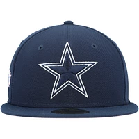 Men's New Era Navy Dallas Cowboys Super Bowl XXX Pop Sweat 59FIFTY Fitted Hat