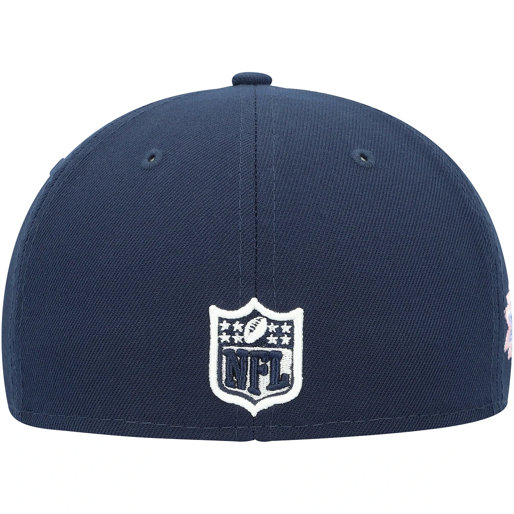 Men's New Era Navy Dallas Cowboys Super Bowl XXX Pop Sweat 59FIFTY Fitted Hat