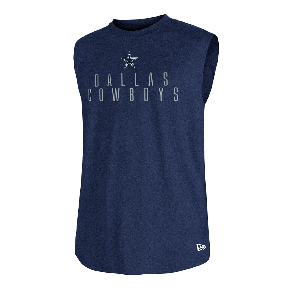 Débardeur homme bleu marine Dallas Cowboys Team Muscle New Era