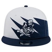 Casquette snapback Dallas Cowboys Throwback Jagged 9FiFTY bleu marine New Era pour homme