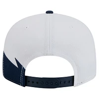 Casquette snapback Dallas Cowboys Throwback Jagged 9FiFTY bleu marine New Era pour homme