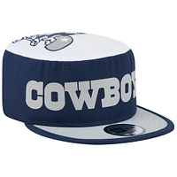 Casquette snapback rétro Dallas Cowboys de New Era pour homme, bleu marine
