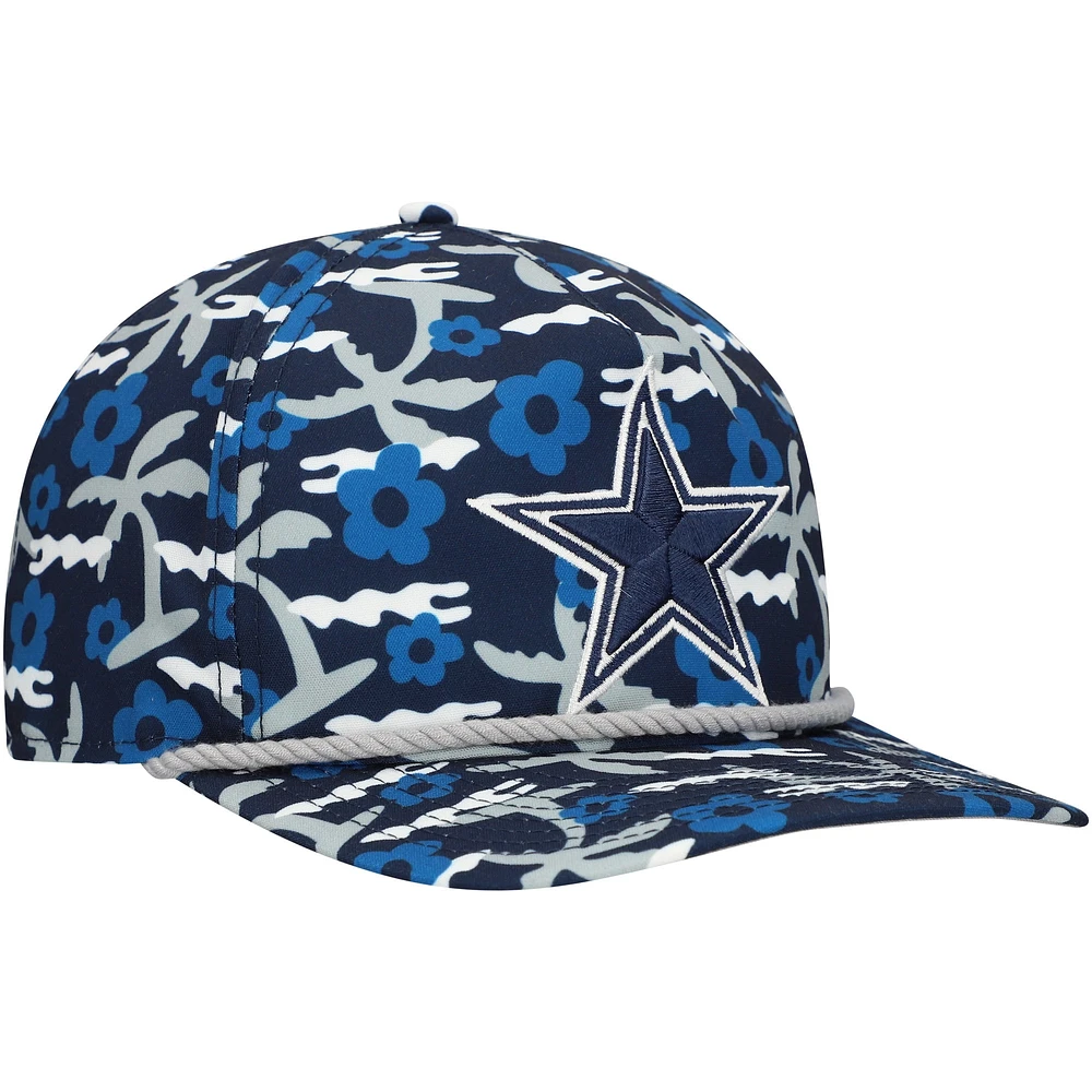 Men's New Era Navy Dallas Cowboys Wakey Wakey Golfer Snapback Hat