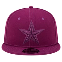 Men's New Era Purple Dallas Cowboys Tonal Color Pack 9FIFTY Snapback Hat