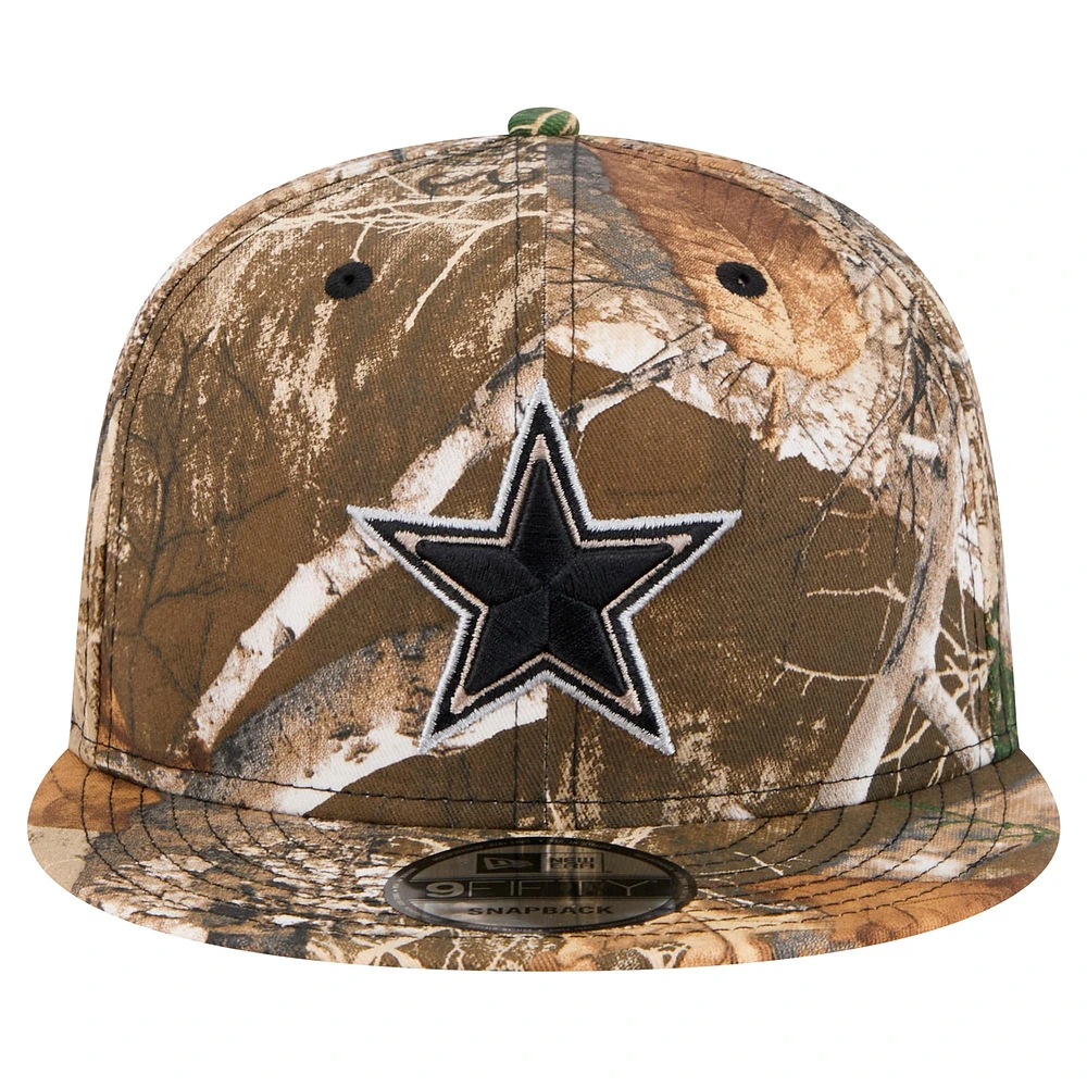 Casquette à visière rabattable Realtree Camo Dallas Cowboys Active 9FIFTY de New Era pour homme