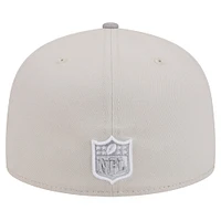 Men's New Era Stone/Gray Dallas Cowboys Two-Tone Color Pack 59FIFTY Fitted Hat