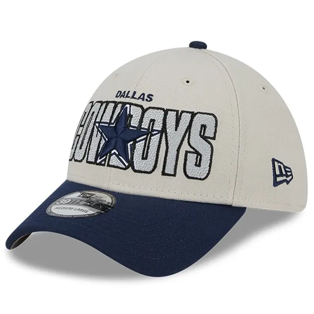 Men's New Era Graphite/Navy Dallas Cowboys 2021 NFL Draft Trucker 39THIRTY  Flex Hat