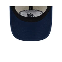 Casquette réglable New Era Stone/Navy Dallas Cowboys 2024 Sideline Historic 9TWENTY pour hommes