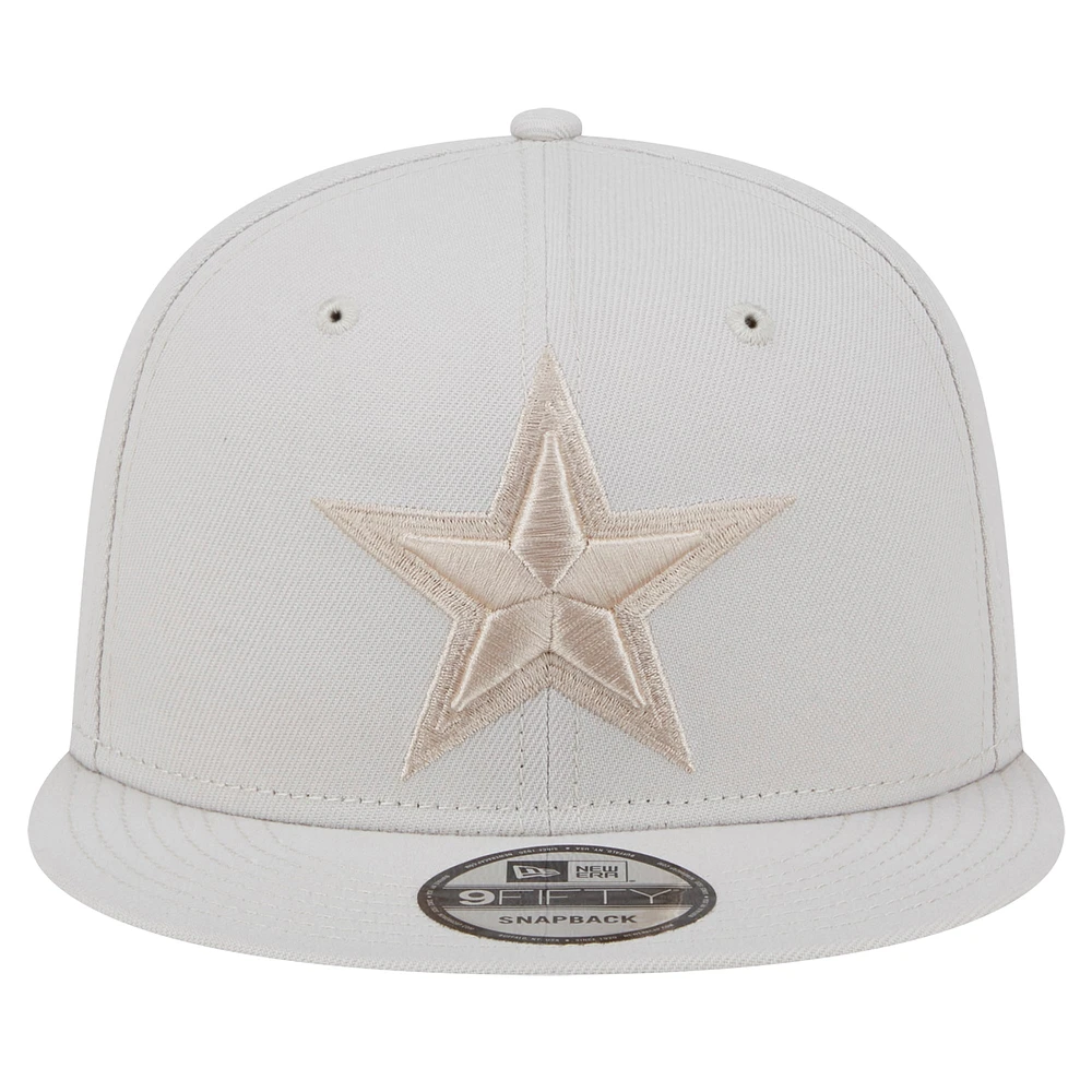 Men's New Era Stone Dallas Cowboys Tonal Color Pack 9FIFTY Snapback Hat