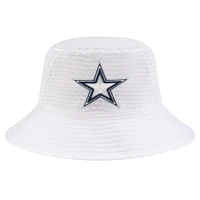 Men's New Era White Dallas Cowboys 2024 NFL Training Camp Panama Bucket Hat