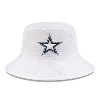 Bob extensible New Era pour hommes des Dallas Cowboys 2024 NFL Training Camp blanc