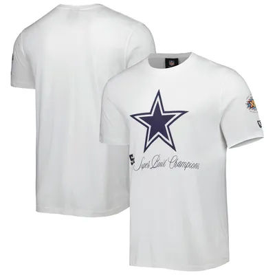 Dallas Cowboys New Era 5x Super Bowl Champions T-Shirt - White