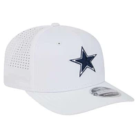 Men's New Era  White Dallas Cowboys  Adventure Perform 9SEVENTY Adjustable Hat