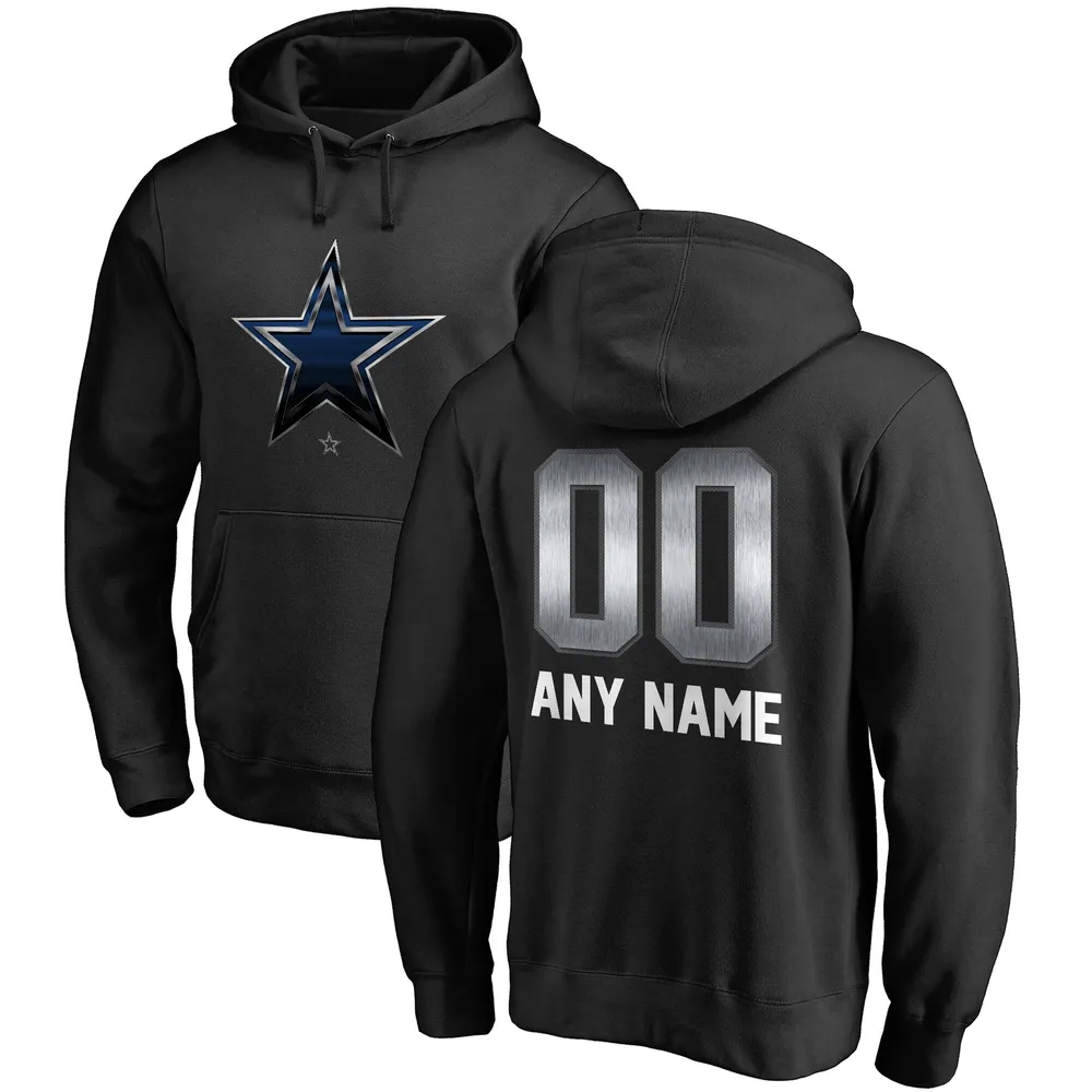 Lids Dallas Cowboys NFL Pro Line by Fanatics Branded Personalized Midnight  Mascot Pullover Hoodie - Black
