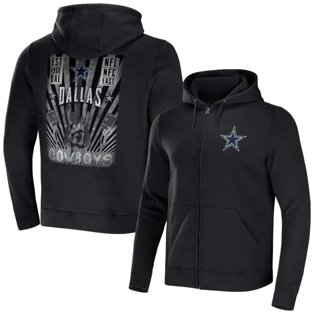 Women's Dallas Cowboys Fanatics Branded Navy/White Colors of Pride  Colorblock Pullover Hoodie