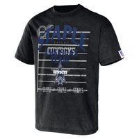 Dallas Cowboys NFL x Staple Throwback Vintage Wash T-Shirt - Black