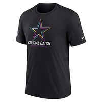 Men's Nike Black Dallas Cowboys 2024 NFL Crucial Catch T-Shirt