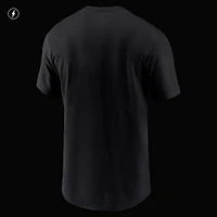 Men's Nike Black Dallas Cowboys RFLCTV Logo Crop - T-Shirt
