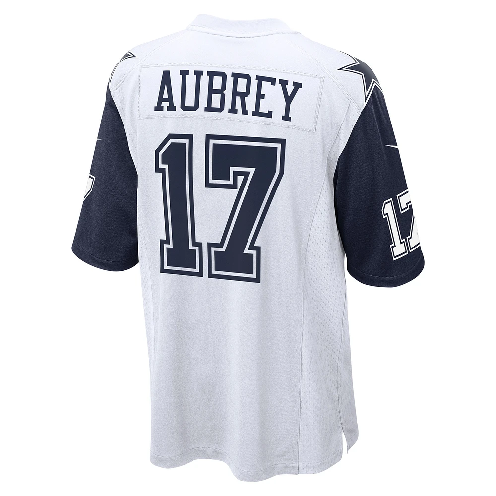 Men's Nike Brandon Aubrey White Dallas Cowboys Alternate Game Jersey