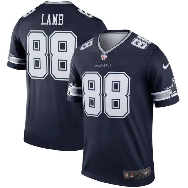 Men's Nike CeeDee Lamb Navy Dallas Cowboys Name & Number T-Shirt