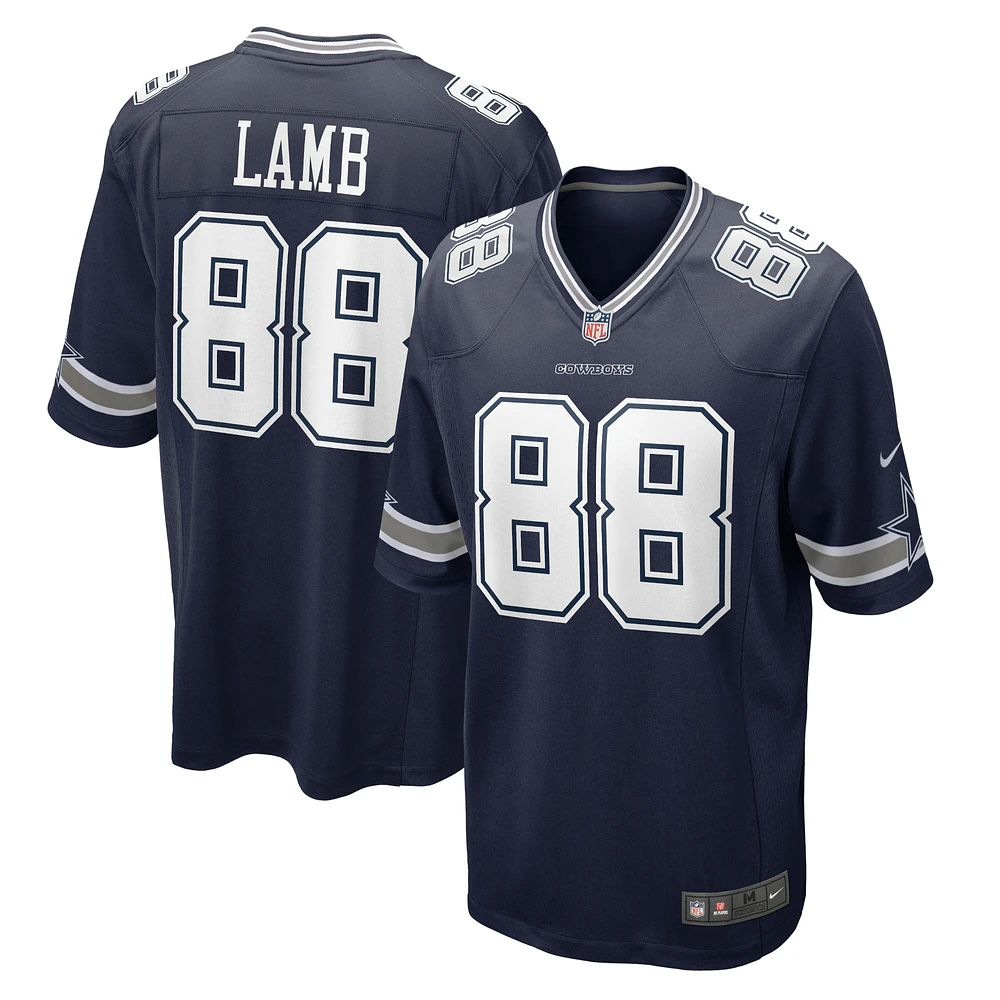 Nike CeeDee Lamb Navy Dallas Cowboys pour homme - Maillot de jeu joueur