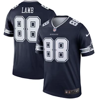 Men's Nike CeeDee Lamb Navy Dallas Cowboys Team Legend Player Performance Top