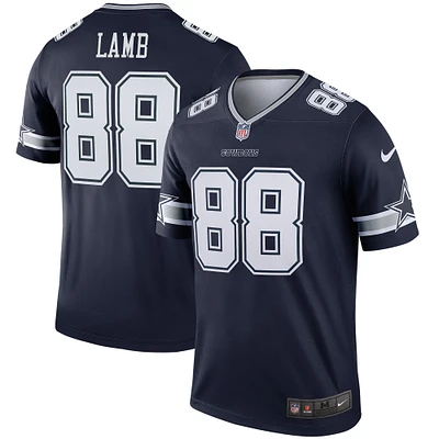 Haut de performance Nike CeeDee Lamb bleu marine pour homme des Dallas Cowboys Team Legend Player