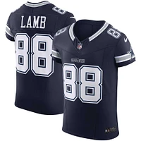 Nike CeeDee Lamb Navy pour hommes Dallas Cowboys Vapor F.U.S.E. Maillot Élite