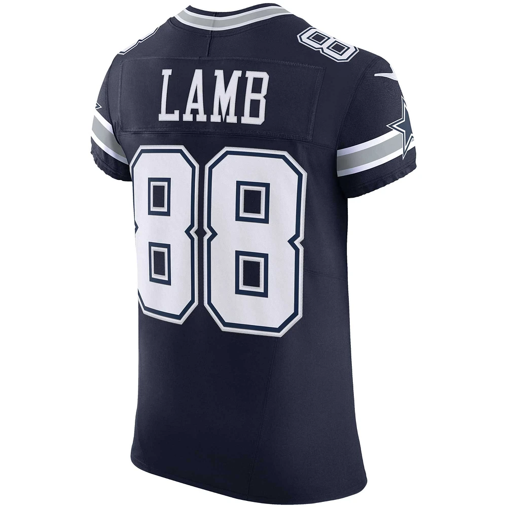 Nike CeeDee Lamb Navy pour hommes Dallas Cowboys Vapor F.U.S.E. Maillot Élite