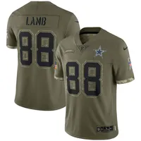 Men's Dallas Cowboys CeeDee Lamb Nike White Game Team Jersey