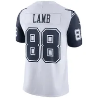 Men's Nike CeeDee Lamb White Dallas Cowboys 2nd Alternate Vapor Limited Jersey