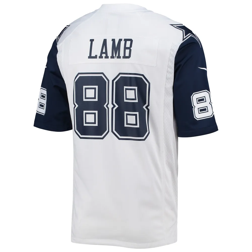 Maillot de match alternatif Nike CeeDee Lamb pour homme, blanc, Dallas Cowboys