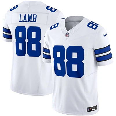 Maillot Nike CeeDee Lamb blanc Dallas Cowboys Vapor F.U.S.E. Limited pour homme