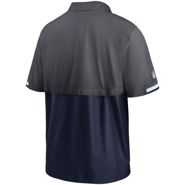 Men's Nike Navy Dallas Cowboys Sideline Coaches Performance Half