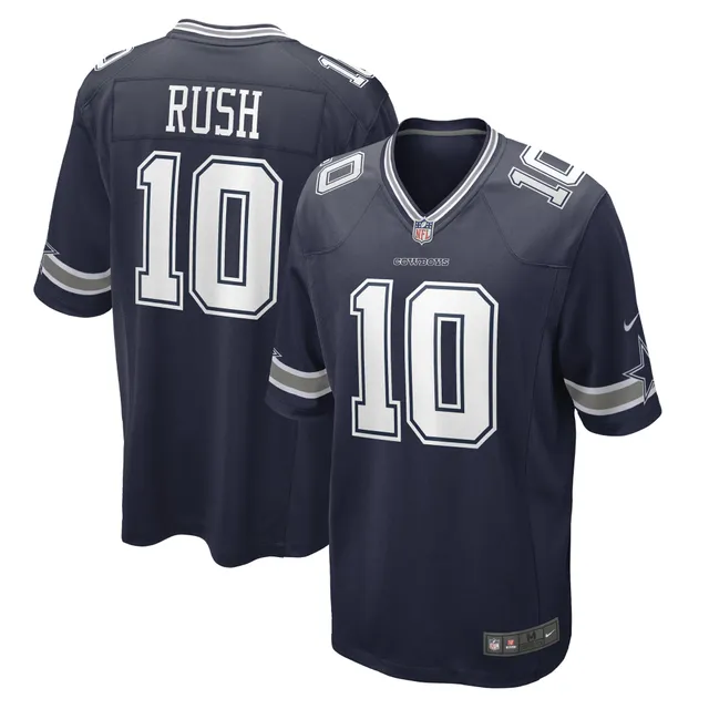 Women's Nike Cooper Rush Navy Dallas Cowboys Game Player Jersey Size: Large