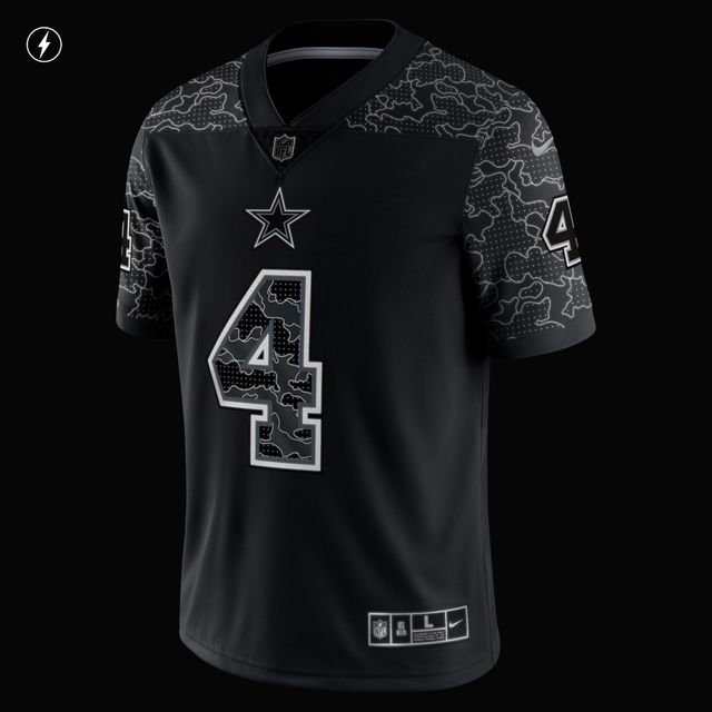 Men's Dallas Cowboys Dak Prescott Nike Camo Salute to Service Limited Jersey