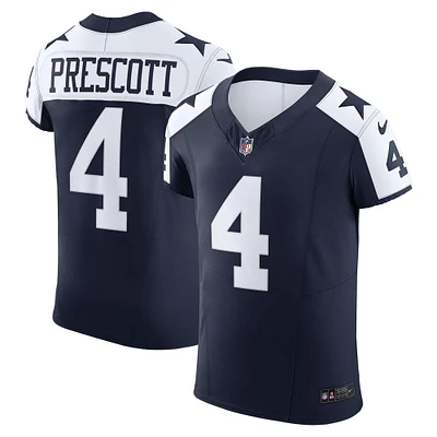 Nike Dak Prescott Navy Dallas Cowboys Alternate Vapor F.U.S.E. Maillot Élite