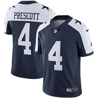 Maillot Nike Dak Prescott bleu marine Dallas Cowboys Alternate Vapor Limited pour homme