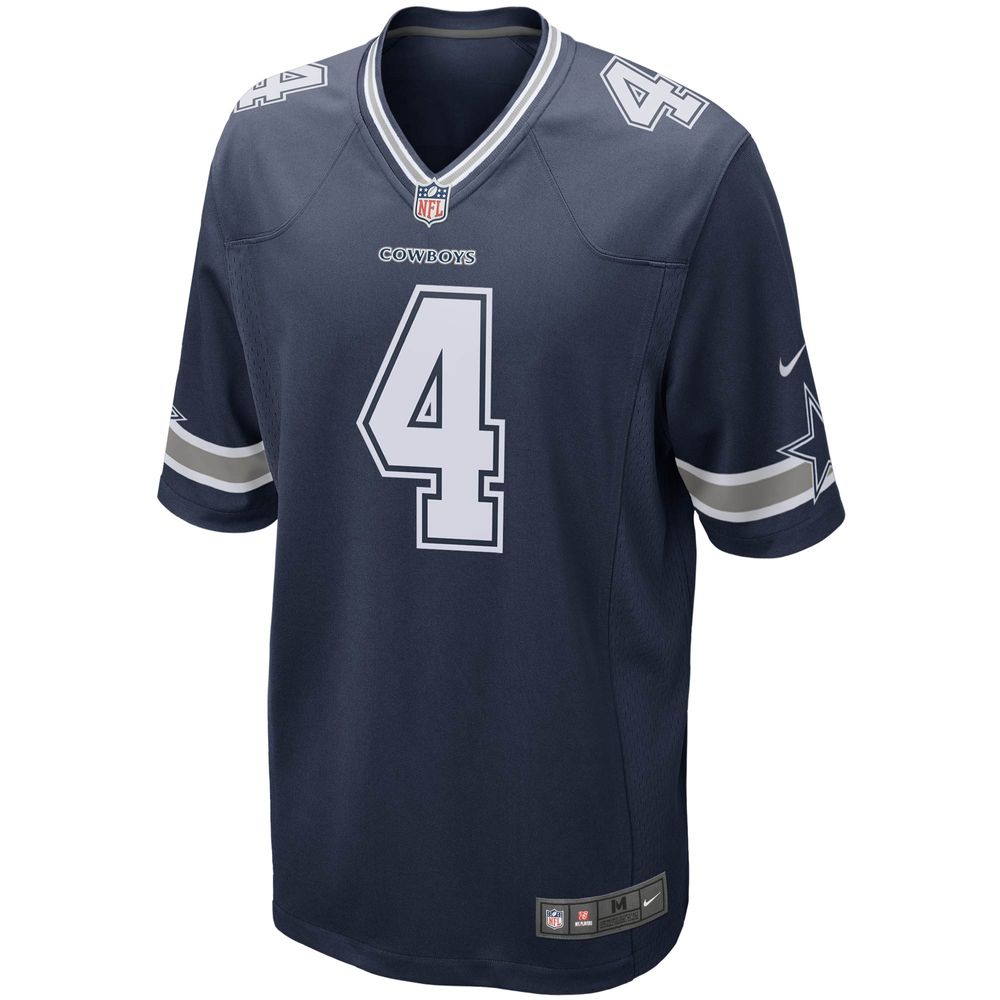 Men's Nike Dak Prescott Navy Dallas Cowboys Game Player - Jersey