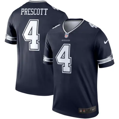 Men's Dak Prescott Navy Dallas Cowboys Jersey  