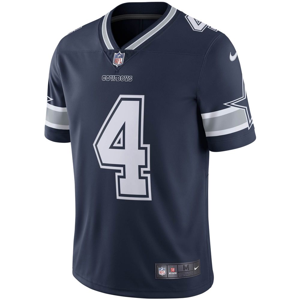 Men's Nike Dak Prescott Navy Dallas Cowboys Limited - Jersey