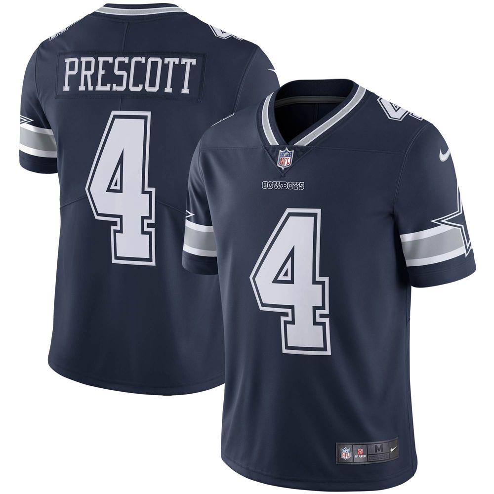 Men's Nike Dak Prescott Navy Dallas Cowboys Limited - Jersey