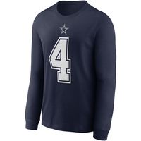 Fanatics Men's Dak Prescott Navy Dallas Cowboys Jersey