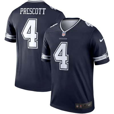 Men's Nike Dak Prescott Navy Dallas Cowboys Team Legend Player Performance Top