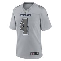 Men's Nike Dak Prescott Silver Dallas Cowboys Atmosphere Fashion Game - Jersey