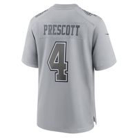 Men's Nike Dak Prescott Silver Dallas Cowboys Atmosphere Fashion Game - Jersey