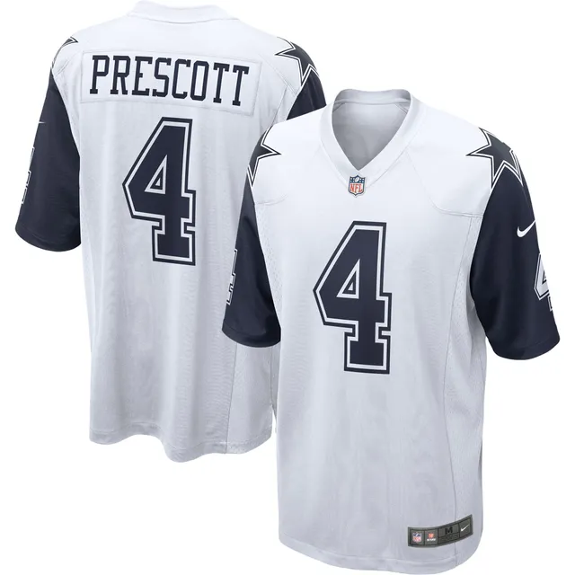 Women's Nike Dak Prescott Gray Dallas Cowboys Inverted Legend Jersey