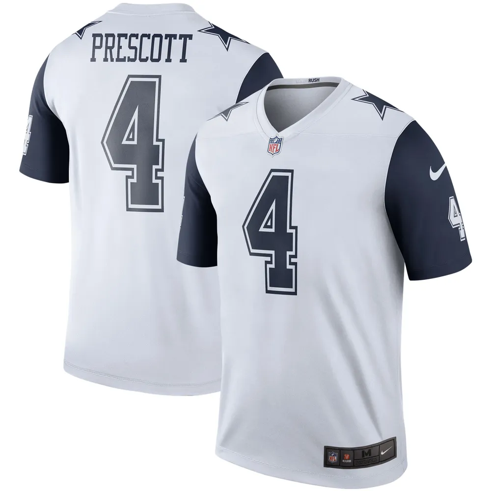 Lids Dak Prescott Dallas Cowboys Nike Color Rush Legend Player Jersey -  White