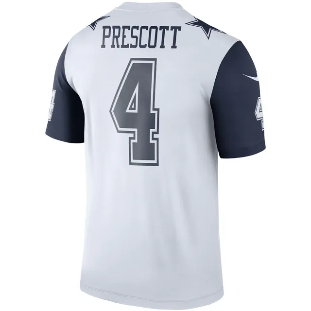 Nike Youth Boys Dak Prescott White Dallas Cowboys Color Rush Game Jersey